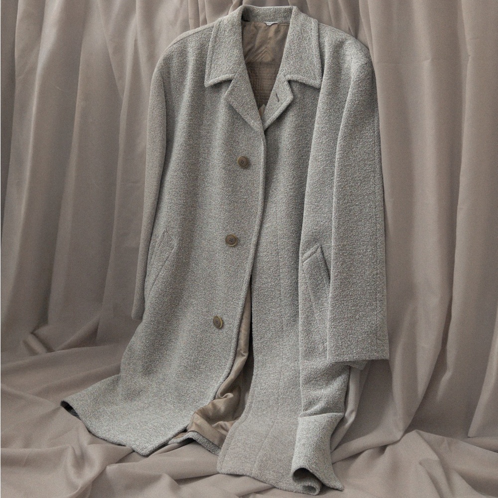 Pal Zileri Italian Wool Coat – Mario Zegna Fabric – Minimalist Tailoring